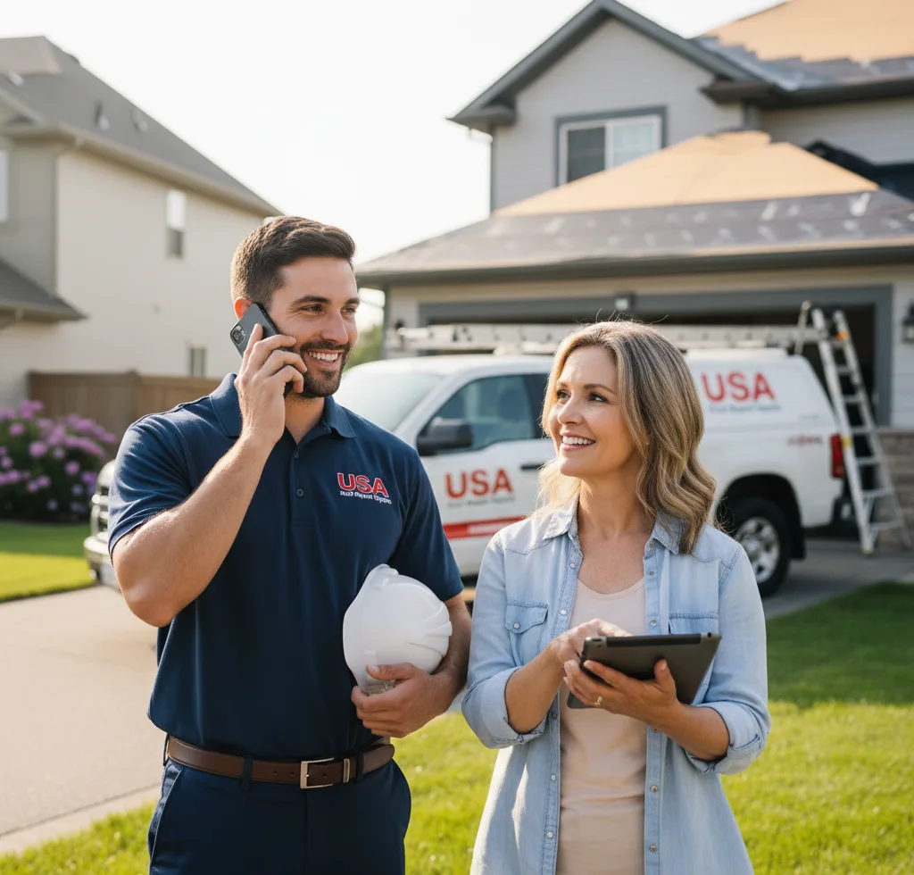 USA Roof Repair Experts customer support in Lake Luzerne